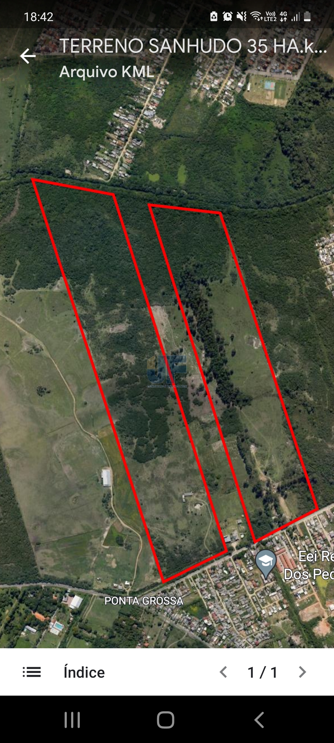 Terreno, 65 hectares - Foto 1